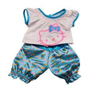 Vintage Build A Bear Sanrio Hello Kitty Pajamas PJs Sanrio Sleep Set RARE HTF
